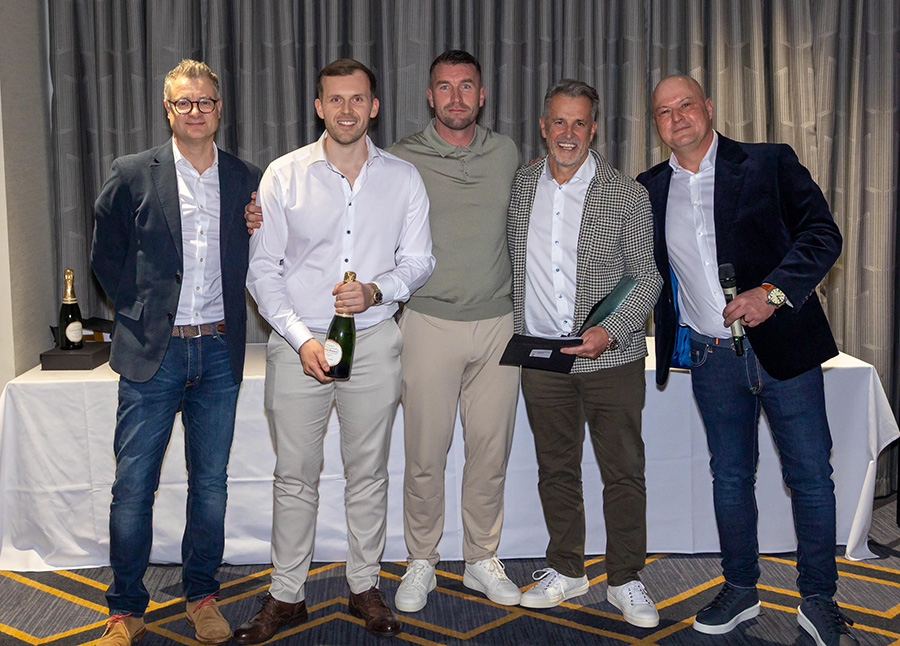 LJ Construction collects Contractor of the Year award