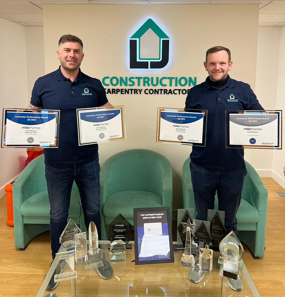 LJ Construction Contractor of the Quarter - Miller Homes South Midlands
