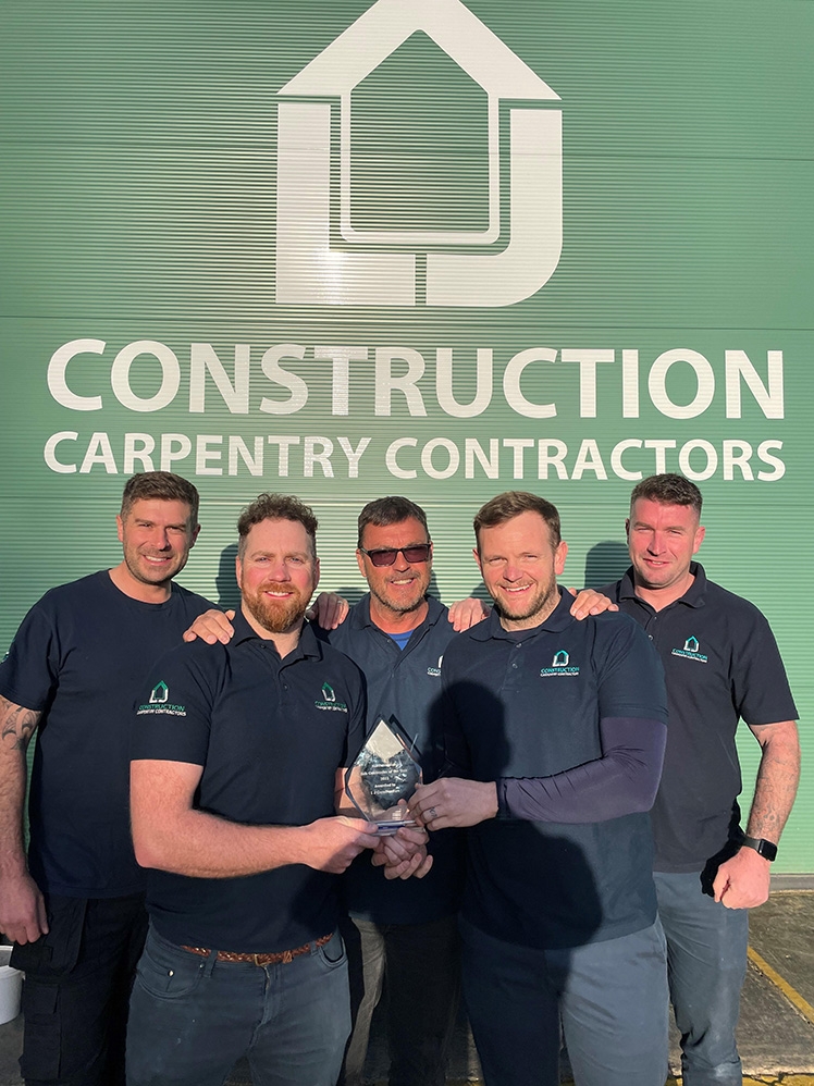 LJ Construction - Sub Contractor of the Year 2023 - Barratt Homes Northampton